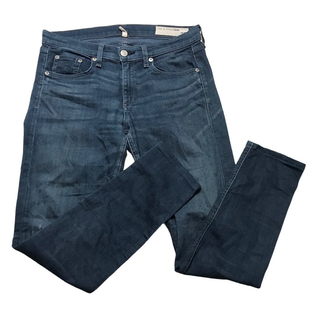 Rag and Bone blue skinny jeans 28